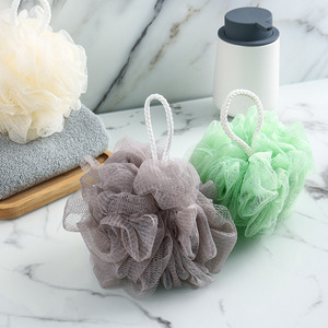 ฟองน้ำอาบน้ำรูปดอกไม้ 60 กรัม นุ่ม ไม่กระจายตัว สำหรับอาบน้ำ ขัดหลัง นวด - Product Image 3