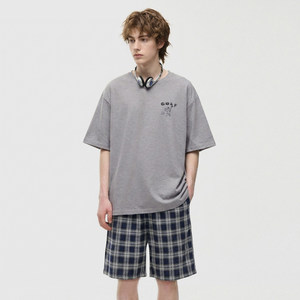Ropa de casa para exteriores, <span class=keywords><strong>pijamas</strong></span> con estampado de cachorro de dibujos animados para <span class=keywords><strong>hombre</strong></span>, pantalones de manga corta, holgados, informales, frescos para <span class=keywords><strong>verano</strong></span> - Product Image 4