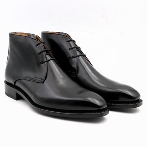 Cie A04 Stivali Chukka Personalizzati in Pelle di Vitello a Grana Piena, Stivali Classici da <span class=keywords><strong>Uomo</strong></span> con Suola Goodyear - Product Image 1