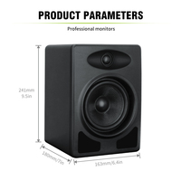 Pasokan langsung pabrik speaker monitor aktif senior studio 5 inci untuk ruang studio kecil