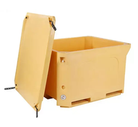 Récipient de pêche 500L rotomoulage bacs à poisson en plastique bac de transport de poisson