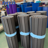 Rouleaux de sol en PVC pour salle de sport, tapis en caoutchouc plastique, tapis déroulable pour Judo, BJJ, MMA, Tatami, lutte, arts martiaux