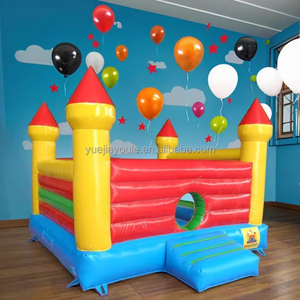 <span class=keywords><strong>Il</strong></span> Piccolo Castello Gonfiabile 3x3m in PVC è Facile da Montare per Uso Esterno, Adatto a 5 Bambini - Product Image 1