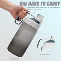 Bouteille d'eau givrée personnalisable avec logo pour sport et gym, avec paille, sans BPA, compatible eau bouillante, écologique, certifiée CE, design moderne pour entreprise