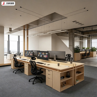 Poste de travail de bureau moderne JIUSHUN – Vente en gros de bureaux et mobilier moderne pour entreprises