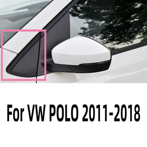 Volkswagen Polo Rearview <b>Mirror</b> Triangle Plastic Trim <b>Panel</b> 6R0853274A 6R0853273A Full Set - Product Image 5
