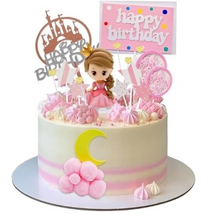 8 Decorazioni Per Torte A Tema Pirata | Topper Compleanno In Carta E Bambù | Feste Bambini - 2