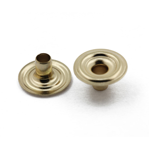 Hot Sale 12.5 mm <strong>Gold</strong> Metal Custom <strong>Button</strong> for Garment Fabric Leather Snap <strong>Button</strong> Brass - Product Image 5