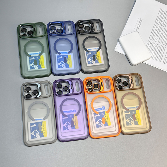 Translucent Frosted Matte Magnetic Case for iPhone 17 16 15 Pro Max, Anti-Fingerprint MagSafe Compatible Wireless Charging Cover