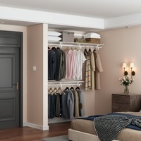 Étagère à chaussures en fil métallique pour placard, réglable, murale, organisateur de vêtements moderne