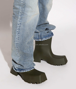 Botas de Goma Unisex de Alta Calidad con Punta Exagerada, Estilo <span class=keywords><strong>Trooper</strong></span>, en Verde, Zapatos Derby, Zapatos de Vestir Derby para Hombre, Botas <span class=keywords><strong>Trooper</strong></span> - Product Image 2