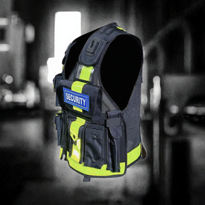 Gilet de sécurité personnalisé de haute qualité OEM, haute visibilité, polyester, unisexe, pour agents de sécurité, logo personnalisé, options de couleur, toutes saisons - Product Image 3