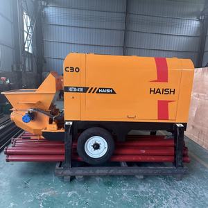 סין מיני משאבת בטון ניידת משאית משאבת בטון קטן מערבל בטון מחיר המפעל למכירה - Product Image 3