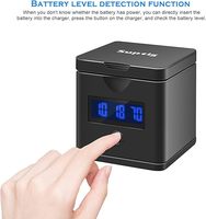 Vente directe d'usine, boîte de chargeur de batterie en plastique léger à 3 canaux pour caméra d'action sportive 9/10/11/12