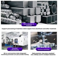 Layanan Pemesinan Logam OEM Presisi Tinggi 5 Axis 4 Axis Milling Turning Drilling untuk Suku Cadang Aluminium Baja Kuningan Tembaga