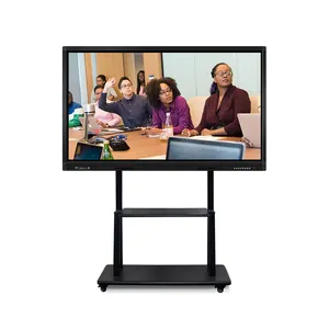 4K LCD Display PEN/Finger Touch Panel de pizarra blanca interactiva Digital Smart Interactive Flat Panel Business Education School