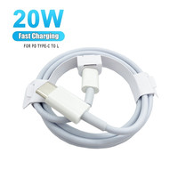 Câble de charge rapide USB-C vers 8 broches 20W avec boîte de vente au détail pour iPhone 14 13 12 11 – Vente en gros usine