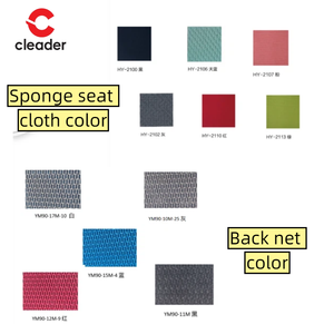 Ghế văn phòng xoay có độ đàn hồi cao với tựa đầu có thể điều chỉnh, thiết kế hiện đại, ghế bành có điểm nhấn bằng vải, kiểu lưới, màu sắc tựa lưng - Product Image 4