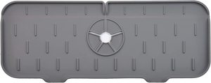 Tapis anti-gouttes en silicone pour robinet, tapis de séchage pour comptoir de cuisine et salle de bain, protection du plan de travail - Product Image 2