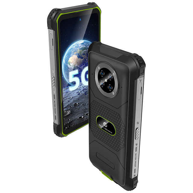 Custom P10 5G Smartphone 6.67 Inches Waterproof NFC SOS Android 12 Smart Rug Mobile Phone Octa Core CPU 48MP Shockproof FHD