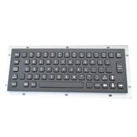 Teclado mecánico industrial IP65 USB/PS2 de 65 teclas, montado en metal, para kiosco, control remoto, con retroiluminación