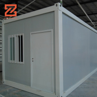 Maison conteneur pliable en forme de Z de Chine, hébergement mobile facile à assembler, 20FT/40FT, bâtiment de bureau personnalisé certifié CE