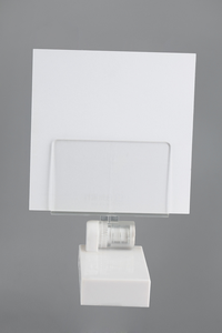 Porte-étiquettes magnétiques en plastique blanc transparent Lipack, clips publicitaires légers pour entrepôts et supermarchés - Product Image 5