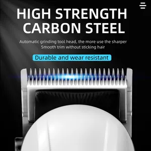 Produk populer 2024 produk baru pemangkas rambut produk Senior dengan pisau baja tahan karat layar LCD kabel USB 4 suku cadang Gratis