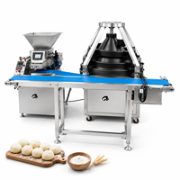 Diviseuse de pâte volumétrique continue de haute précision, machine à arrondir la pâte conique, machine automatique à former des blocs de pâte pour boulangerie