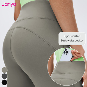 Pantaloni Sportivi Lunghi da Donna Janya di Alta Qualità, Elasticizzati in Quattro Direzioni, Casual, Traspiranti, Taglia XL, Vita Alta, Gamba Larga, Leggings da Yoga - Product Image 4