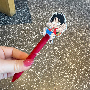 Personalized Creative Cartoon <b>Cool</b> Cute Anime Metal Ballpoint <b>Pens</b> High-Endurance Adorable Student Use Neutral Studying - Product Image 5