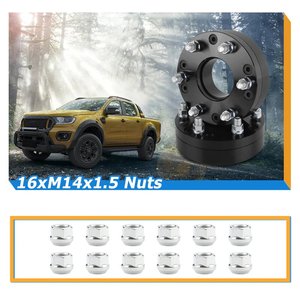 Adaptateurs et entretoises de roues en alliage d'aluminium 2 "5x4.75 à 6x5.5 S10 Blazer Camaro Corvette Eldorado XLR Firebird Pontiac GTO <span class=keywords><strong>Sonoma</strong></span> - Product Image 3
