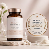 Capsules Probiotiques Formule Beauté pour Femmes Adultes avec Acide Hyaluronique pour l'Éclat de la Peau et le Soutien du Microbiome Vaginal Marque Privée