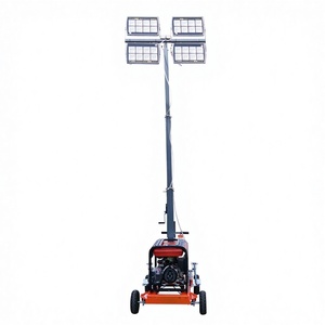Tour d'éclairage mobile extérieure de 5 m pour chantier, alimentation directe usine - Product Image 2