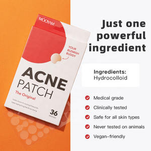 Nhà Cung cấp nhà máy nhãn hiệu riêng chăm sóc da không thấm nước vá loại bỏ mụn trứng cá các bản vá lỗi - Product Image 4