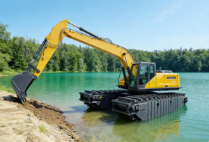 รถขุดสะเทินน้ำสะเทินบก XE160SL แรงกดพื้นต่ำพิเศษ เหมาะสำหรับพื้นที่ลุ่มน้ำและหนองน้ำที่สุดขั้น สำหรับงานในพื้นที่ที่ลุ่มน้ำและน้ำตื้นที่สุดขั้น - Product Image 6