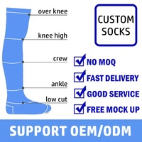 Chaussettes de football antidérapantes personnalisées avec logo OEM, chaussettes de sport athlétiques en coton, chaussettes mi-mollet, faible MOQ, directement de l'usine