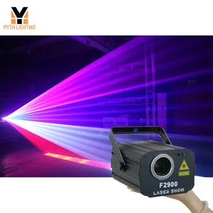 Günstiges Sky Laser Light, Logo-Werbe projektor, 2W RGB-Animations laserlicht