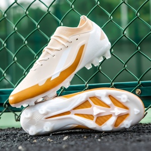 Chaussures de football haut de gamme AG longues pointes hommes femmes bas été étudiants jeu crampons d'entraînement sportif - Product Image 3