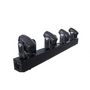 <span class=keywords><strong>KIMU</strong></span> 4pcs*10W RGBW 4 en 1 DMX512 Luz de Cabeza Móvil LED para Discoteca, Alta CRI 95, Clasificación IP44, Aleación de Aluminio, Iluminación de Escenario Regulable - Product Image 4