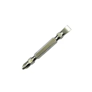Electronic screw driver Bit Double Ended Bit S2 Phillips and Slotted Magnetic Screwdriver Bit