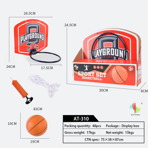 Juego Deportivo Removible para Interiores y Exteriores, Aro de Baloncesto Portátil Ajustable para Niños, Mini Trampolín Móvil para Pared o Puerta, Juguete en Venta - Product Image 2