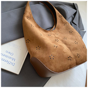 2025 automne hiver nouveau sac fourre-tout givré de Style coréen tout match sac à main pour femmes ouvert sous les bras sac à bandoulière - Product Image 2