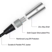 Câble audio-vidéo Serpiente noir personnalisable OEM, haute qualité HIFI, XLR mâle-femelle, robuste, gaine PVC équilibrée, blindé