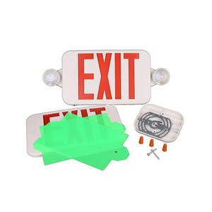 NUEVO Letrero de Salida de Emergencia <span class=keywords><strong>LED</strong></span> COMBO Delgado UL, Luz de Emergencia <span class=keywords><strong>LED</strong></span> de Mantenimiento - Product Image 1