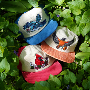 Gorra de béisbol de pana bordada personalizada para hombres y mujeres, gorra Snapback de 5 paneles sin estructura con ala curva, estilo Hip Hop - Product Image 4