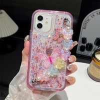 Casing HP Anti Benturan Model Kupu-kupu dengan Rangka Depan PC dan Lapisan Epoxy untuk Sam A16 A06 S24FE