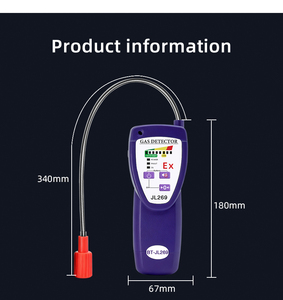 휴대용 산업용 가연성 가스 누출 감지기 메탄 및 에탄 감지용 청각-시각 경보 - Product Image 3