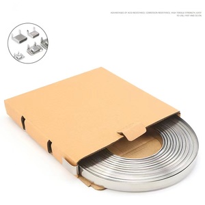 調整可能なステンレス鋼バンドストラップベルト、無塗装ステンレス鋼バンドストラップ - Product Image 6