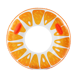 Flotador Inflable de PVC Grueso con Forma de Naranja para Niños, Juguete para Piscina de Verano - Product Image 2